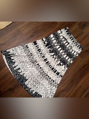 Rare Peruvian connection Pima printed maxi skirt boho spring $188 summer party